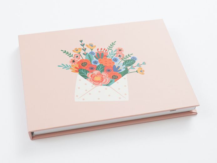 Heirloom book with flowers cover